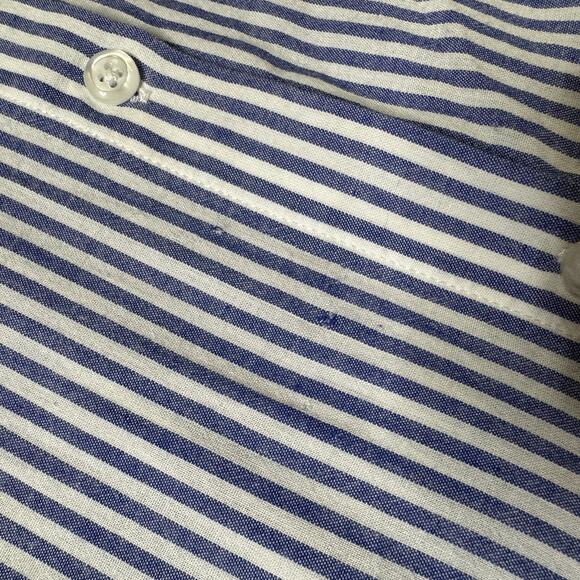 Rails Womens Floral Shirt Button Up Top Frances Banker Stripe Embroidered Small - Picture 7 of 10